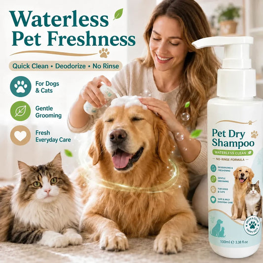 Rinse-Free Pet Shampoo Mousse