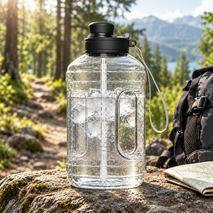 Large capacity outdoor sports water bottle