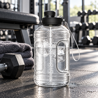 Large capacity outdoor sports water bottle