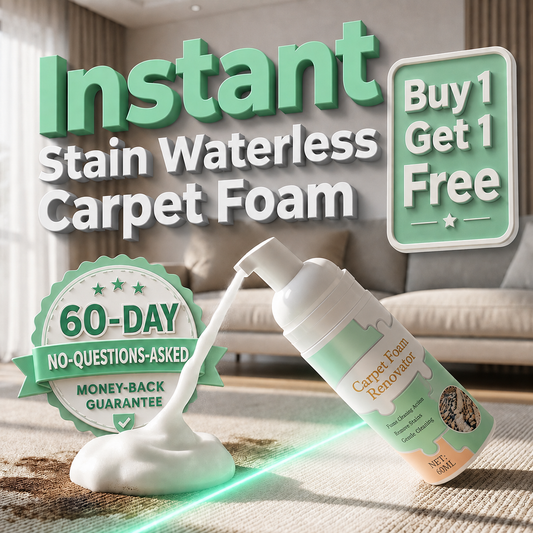 🎁Buy 1 Get 1 Free💪Waterless Carpet Foam Stain Remover