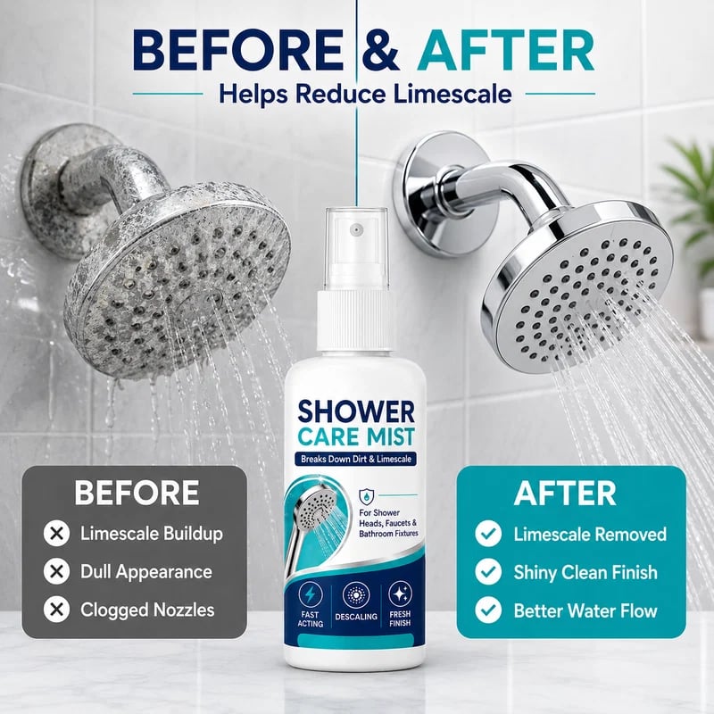 💕Fast-Acting Shower Limescale Remover Spray