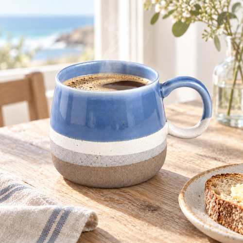 Large capacity Japanese retro ceramic cup