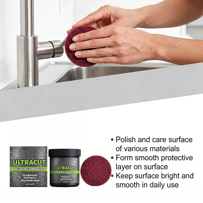 BUY 2 GET 1 FREE ✨ Polish with Pad All-in-One Surface Restoration Polish with Pad