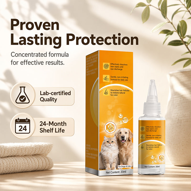 ✨ Gentle pet eye care – cleanses the skin around the eyes and provides daily grooming