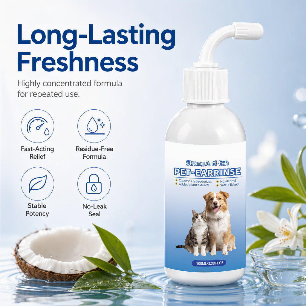 ⏳Buy 1 Get 1 Free⏰Pet Ear Cleaner for Dogs & Cats🐶🐱👂🪄